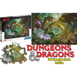 Dungeons & Dragons Puzzle Collection - The Hunt For The Green Dragon - Jigsaw Puzzle 1000 Pcs