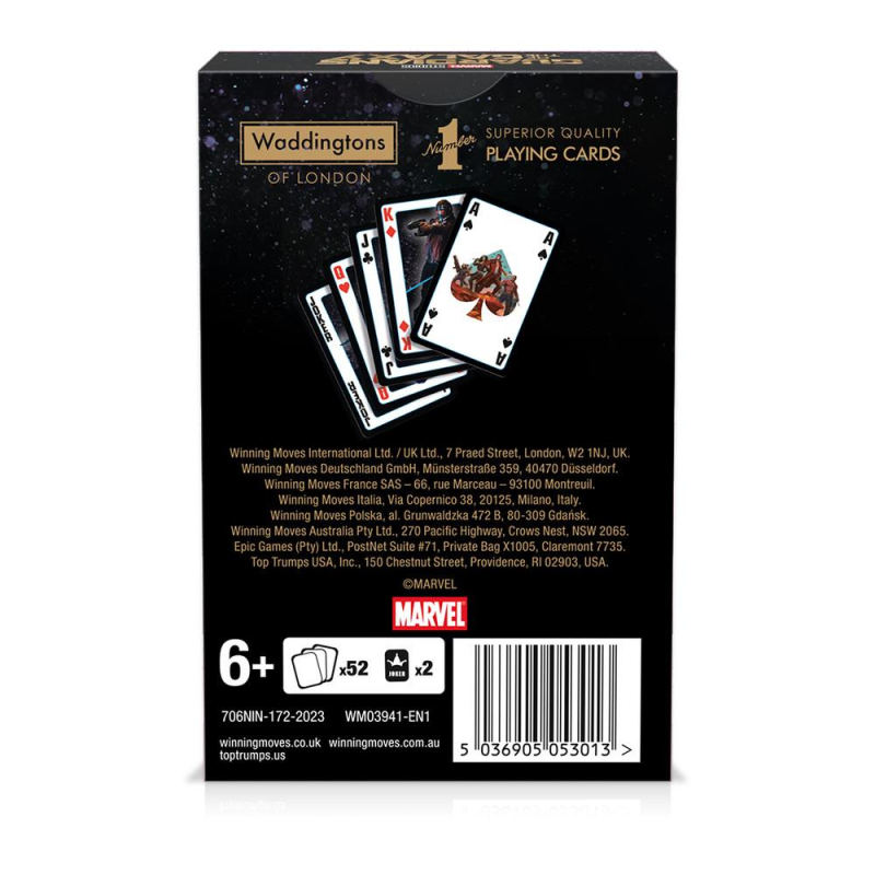 Winning Moves Guardians of the Galaxy - Waddingtons No.1 Playing Cards English