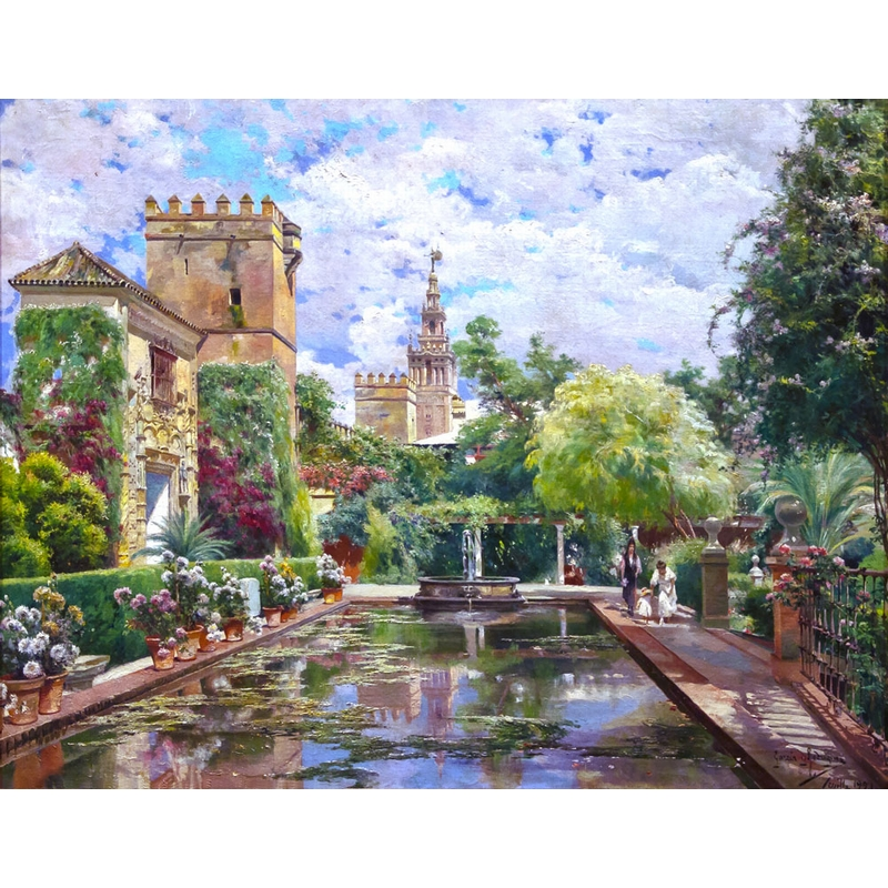 Puzzle LE BASSIN DE L'ALCAZAR