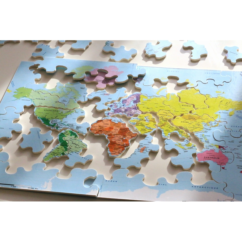 Puzzle CARTE DU MONDE