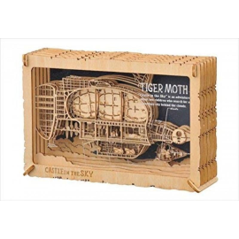 LE CHATEAU DANS LE CIEL - Tiger Moth - Théâtre de papier Style bois