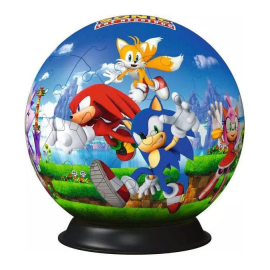 Sonic - The Hedgehog Puzzle 3D Characters Puzzle Ball (72 pièces)