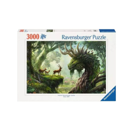 Original Ravensburger Quality puzzle Le dragon de la forêt s'éveille (3000 pièces)
