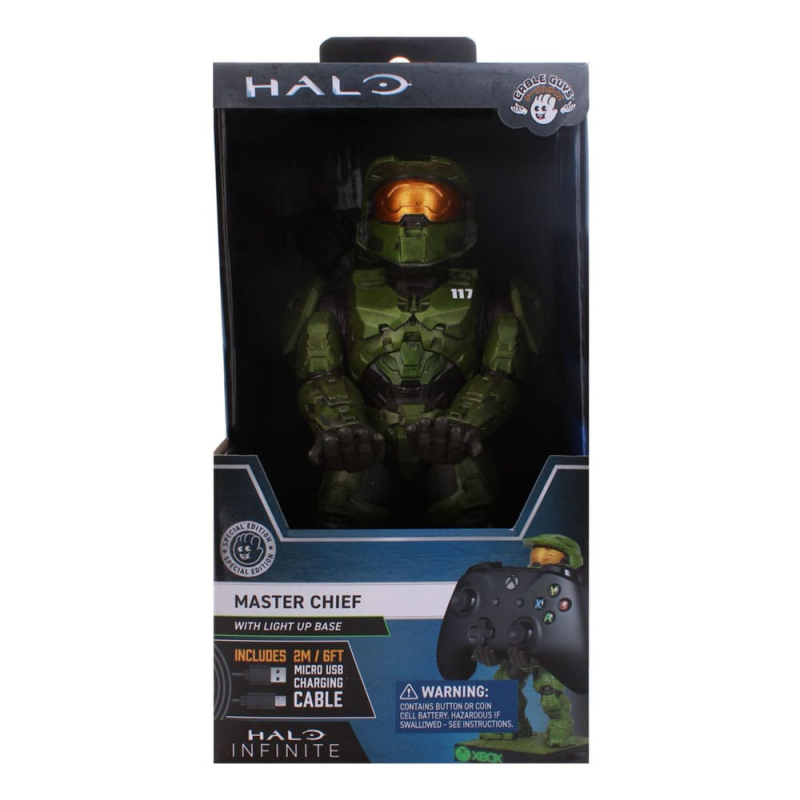 Halo Infinite : Master Chief Variante exclusive Cable Guy Phone and Controller Stand