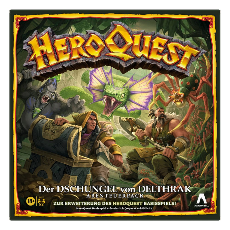 HeroQuest extension jeu de plateau Der Dschungel von Delthrak Pack de Quête *ALLEMAND*