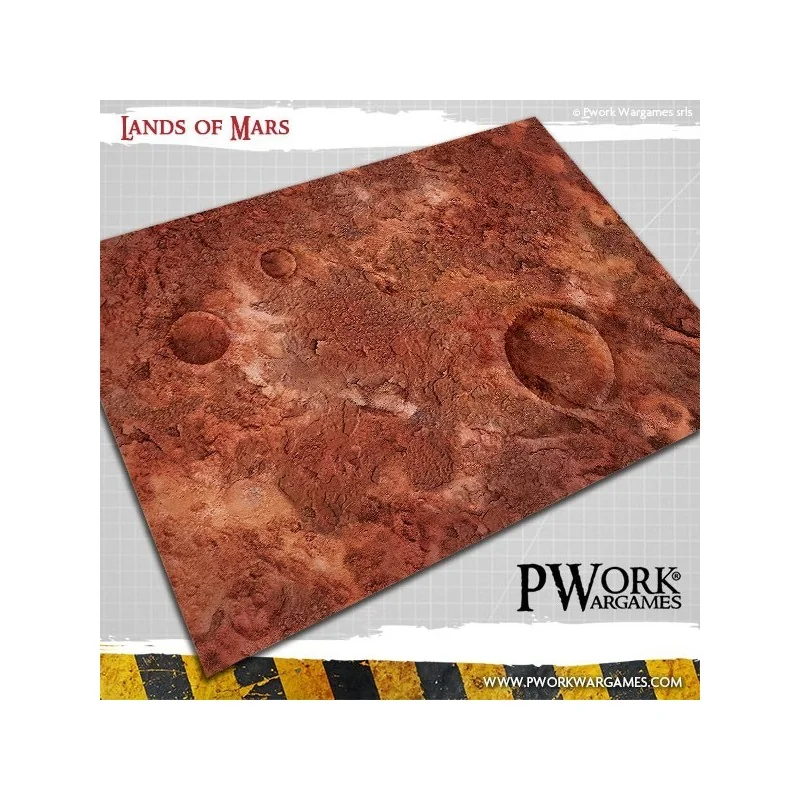 Tapis de jeu néoprène Lands of Mars 44x60'