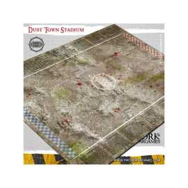 Tapis de jeu Blood Bowl néoprène - Dust Town Stadium