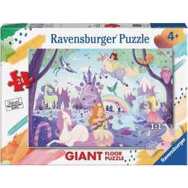 Puzzle Giant 24 p - Le monde magique des licornes
