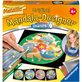  Mandala-Designer Métallic Licorne