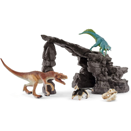  Kit de dinosaures avec grotte