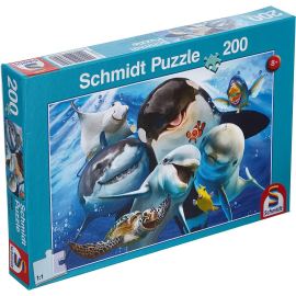  Puzzle 200 Pièces Les amis du monde sous-marin