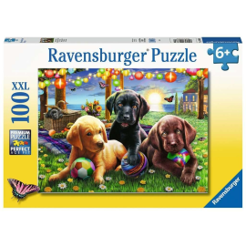  Puzzle 100 Pièces Pique-nique des chiens