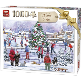  Puzzle 1000 Pièces Plaisirs d'hiver
