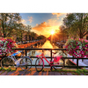  Puzzle en bois – Vélos en Amsterdam – 1010 pcs (100 pcs uniques)