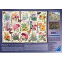 Ravensburger Puzzle 1000 p - Affiches de fleurs du jardin