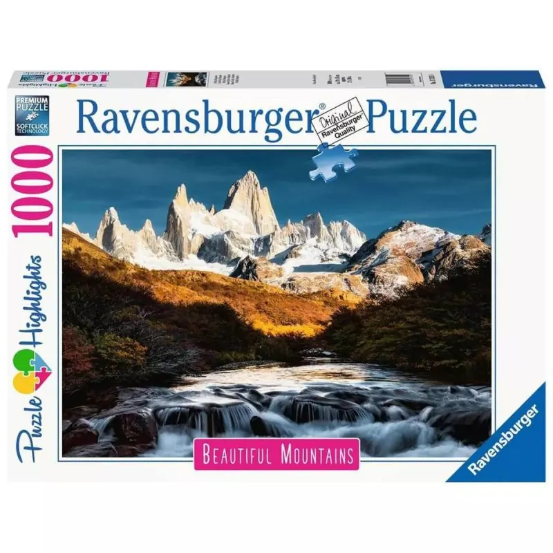  Puzzle 1000 p - Le Fitz Roy, Patagonie (Puzzle Highlights)