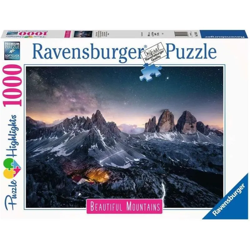  Puzzle 1000 p - Les Tre Cime di lavaredo, Dolomites (Puzzle Highlights)