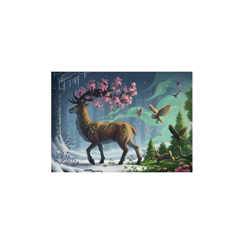 Puzzle Puzzle 1000 p - Le cerf du printemps