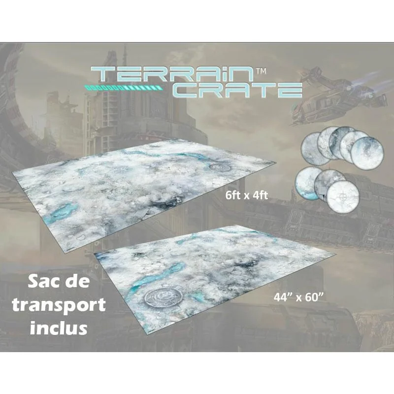  Terrain Crate - 44x60 Snowfield Battle Mat