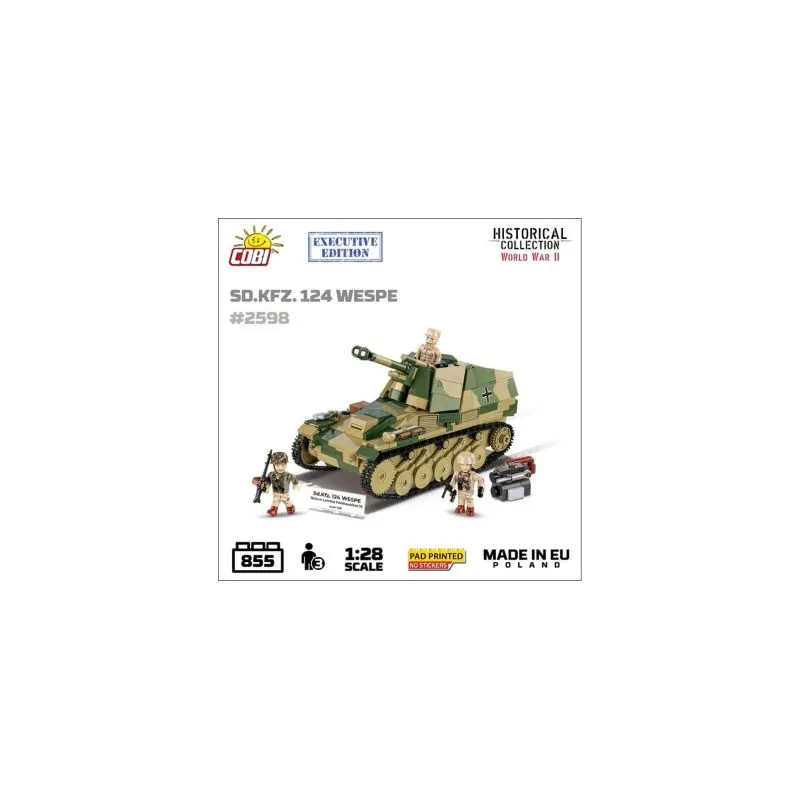  855 PCS HC WWII /2598/ SD.KFZ.124 WESPE EX.ED.