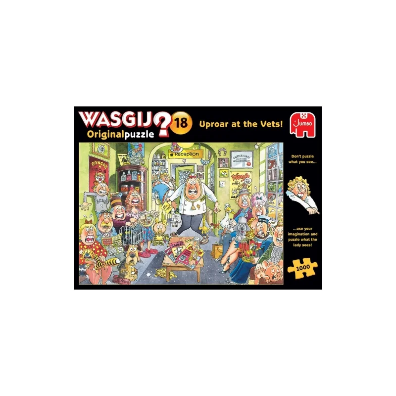  Jumbo - Puzzle 1000 Wasgij Original Uproar At The Vets