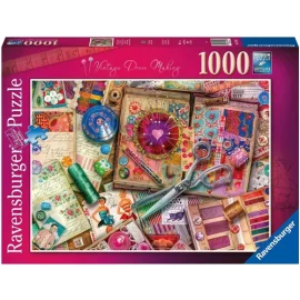  Ravensburger - Puzzle 1000 Aimee Stewart Vintage Dress Making