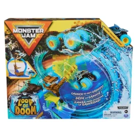  Spin Master - Monster Jam Megalodon Loop Of Doom Stunt Playset