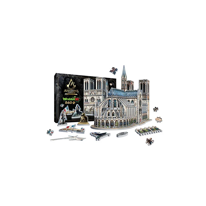 DI-W3D2023 Assassin’s Creed Unity Notre-Dame de Paris - puzzle 3D Wrebbit