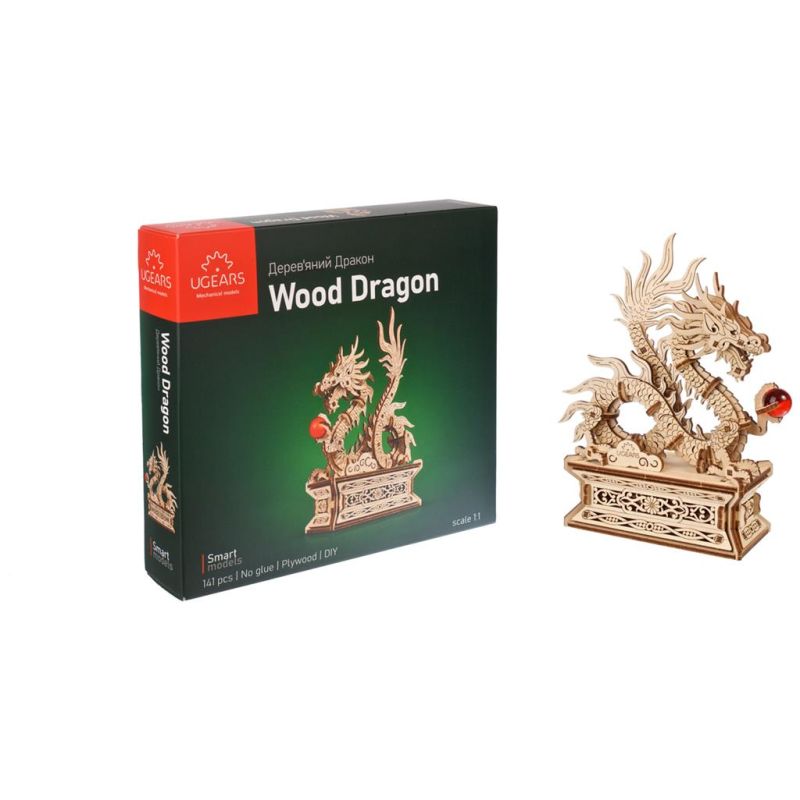 Maquette Dragon De Bois