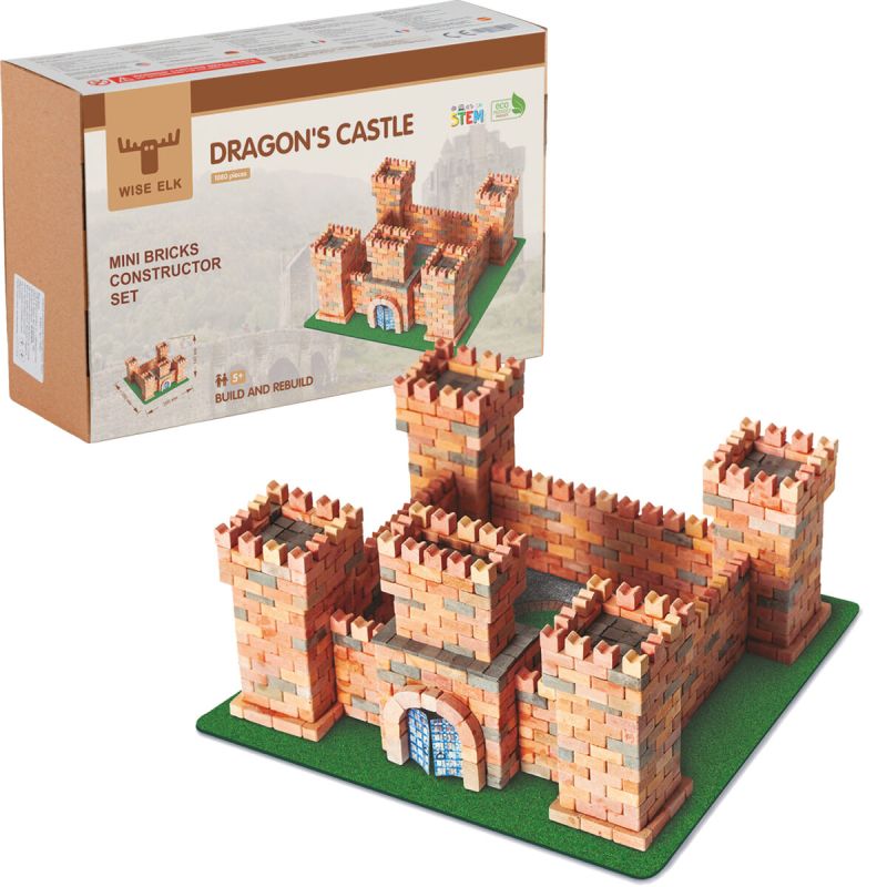 Jeu de construction Constructeur de mini-briques "Château des Dragons"